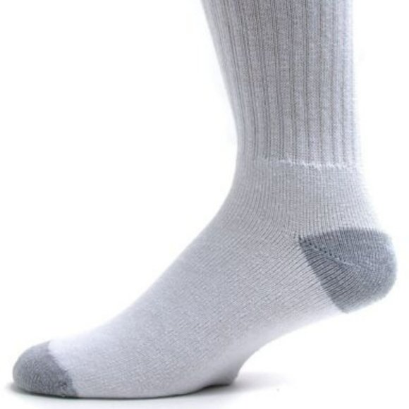 WOMEN'S NWT IPFU APFU US ARMY APPROVED PT WHITE MOISTURE WICKING CREW SOCKS - Picture 1 of 2